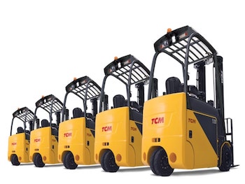 Трехопорный электрический вилочный погрузчик TCM FTB15-E2S